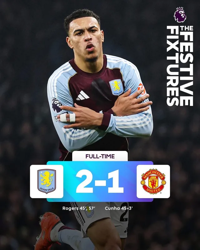 Vòng 17 Ngoại hạng Anh: Man Utd bại trận, Aston Villa tiếp tục thăng hoa_694f7c9cecae6.webp